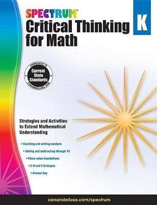 Spectrum Critical Thinking for Math, Grade K(English, Electronic book text, unknown)