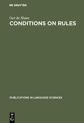 Conditions on Rules(English, Electronic book text, Haan Ger de)