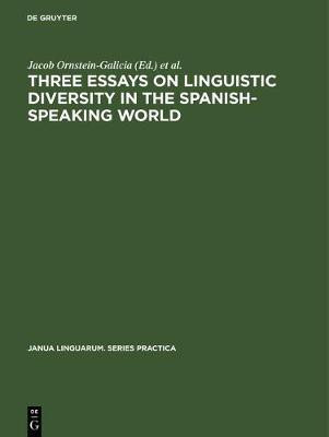 Three essays on linguistic diversity in the Spanish-speaking world(English, Hardcover, unknown)