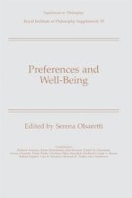 Preferences and Well-Being(English, Paperback, unknown)