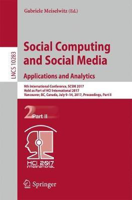 Social Computing and Social Media. Applications and Analytics(English, Paperback, unknown)