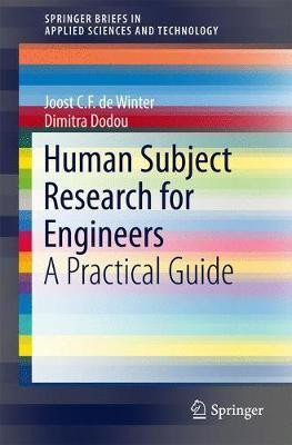 Human Subject Research for Engineers(English, Paperback, de Winter Joost C.F.)