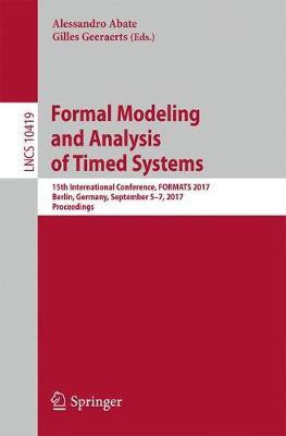 Formal Modeling and Analysis of Timed Systems(English, Paperback, unknown)