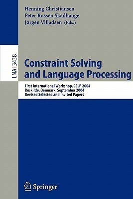 Constraint Solving and Language Processing(English, Paperback, unknown)