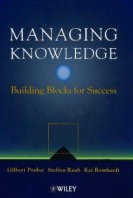 Managing Knowledge(English, Hardcover, Probst Gilbert J. B.)