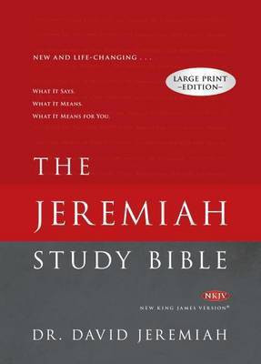 THE JEREMIAH STUDY BIBLE LARGE PRINT EDITION(English, Hardcover, Jeremiah David)
