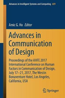Advances in Communication of Design(English, Paperback, unknown)