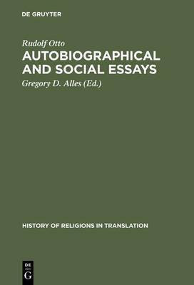 Autobiographical and Social Essays(English, Electronic book text, Otto Rudolf)