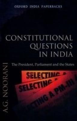 Constitutional Questions in India(English, Paperback, Noorani A.G.)