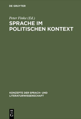 Sprache im politischen Kontext(German, Hardcover, unknown)