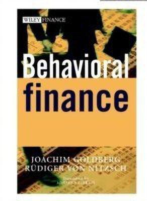 Behavioral Finance(English, Hardcover, Goldberg Joachim)