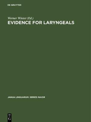 Evidence for laryngeals(English, Hardcover, unknown)