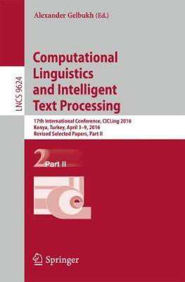 Computational Linguistics and Intelligent Text Processing(English, Paperback, unknown)
