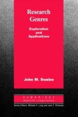 Research Genres(English, Hardcover, Swales John M.)