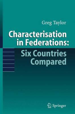 Characterisation in Federations(English, Electronic book text, Taylor Gregory)