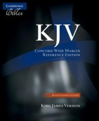 KJV Concord Wide Margin Reference Bible, Black Edge-lined Goatskin Leather, KJ766:XME(English, Leather / fine binding, unknown)