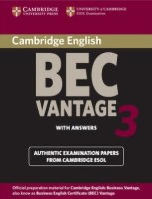Cambridge BEC Vantage 3 Student's Book with Answers(English, Paperback, Cambridge ESOL)