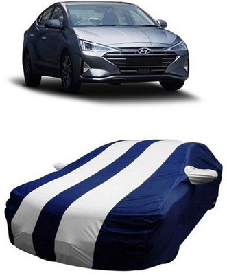 AAMANG Car Cover For Hyundai Elantra (With Mirror Pockets)(White)