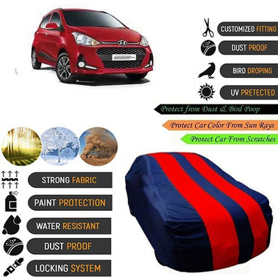 CREEPER Car Cover For Hyundai Universal For Car (Without Mirror Pockets)(Blue, Red, For 2018, 2019 Models)