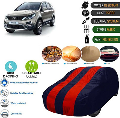 CREEPER Car Cover For Tata Hexa (With Mirror Pockets)(Maroon, Blue, For 2018, 2019 Models)