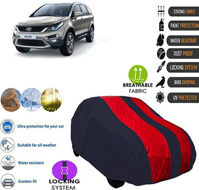 CREEPER Car Cover For Tata Hexa (Without Mirror Pockets)(Blue, Red, For 2018, 2019 Models)