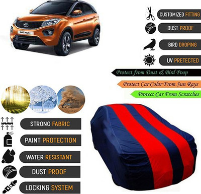 Bristle Car Cover For Tata Nexon (Without Mirror Pockets)(Blue, Red, For 2018, 2019 Models)