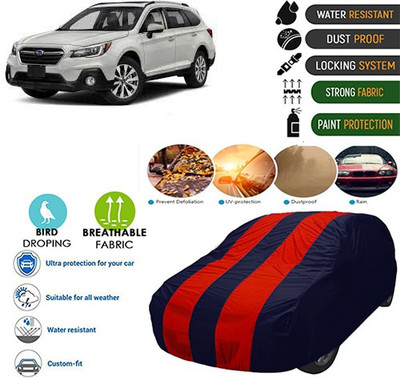 CREEPER Car Cover For Subaru Universal For Car (With Mirror Pockets)(Maroon, Blue, For 2018, 2019 Models)
