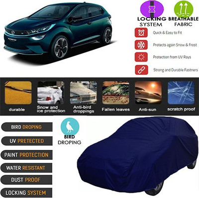CREEPER Car Cover For Tata Universal For Car (With Mirror Pockets)(Blue, For 2018, 2019 Models)