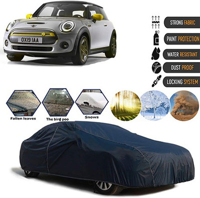 Bristle Car Cover For Mini Cooper Universal For Car (With Mirror Pockets)(Blue, For 2018, 2019 Models)
