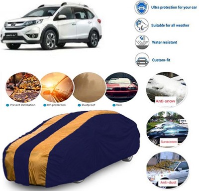 CREEPER Car Cover For Honda BRV (With Mirror Pockets)(Blue, Orange, For 2018, 2019 Models)