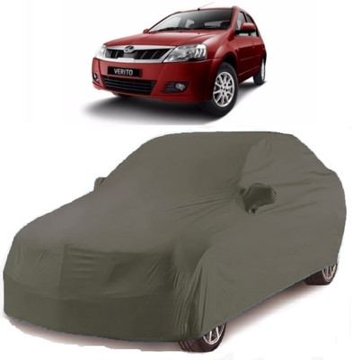 Gargi Traders Car Cover For Mahindra Verito (With Mirror Pockets)(Grey)