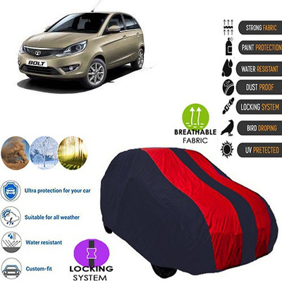 CREEPER Car Cover For Tata Bolt (With Mirror Pockets)(Blue, Red, For 2018, 2019 Models)