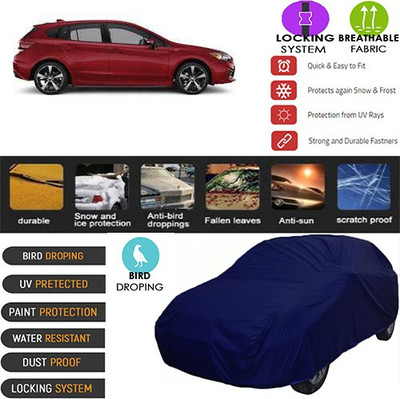 Bristle Car Cover For Subaru Impreza (With Mirror Pockets)(Blue, For 2018, 2019 Models)