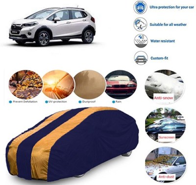 CREEPER Car Cover For Honda WRV (Without Mirror Pockets)(Blue, Orange, For 2018, 2019 Models)