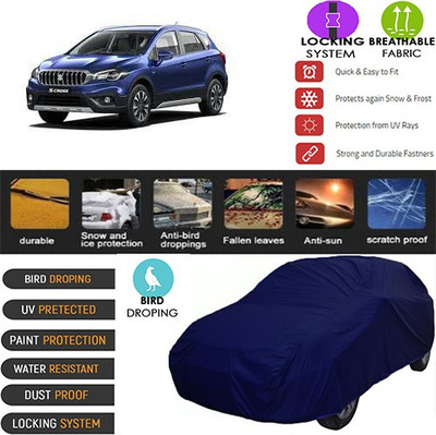 CREEPER Car Cover For Maruti Suzuki S-Cross (With Mirror Pockets)(Blue, For 2018, 2019 Models)