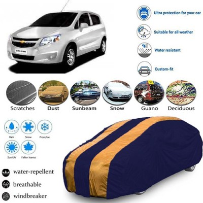 Bristle Car Cover For Chevrolet Sail U-VA (With Mirror Pockets)(Blue, Orange, For 2018, 2019 Models)