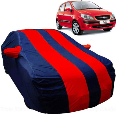 AUTO STAR Car Cover For Hyundai Getz Prime (With Mirror Pockets)(Red, Blue)