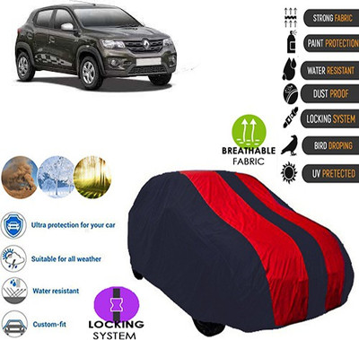 Bristle Car Cover For Renault Kwid (With Mirror Pockets)(Blue, Red, For 2018, 2019 Models)