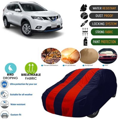 Bristle Car Cover For Nissan Universal For Car (With Mirror Pockets)(Maroon, Blue, For 2018, 2019 Models)
