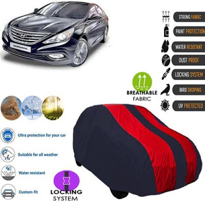 Bristle Car Cover For Hyundai Sonata Fluidic (Without Mirror Pockets)(Blue, Red, For 2018, 2019 Models)