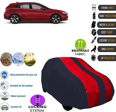 CREEPER Car Cover For Subaru Impreza (With Mirror Pockets)(Blue, Red, For 2018, 2019 Models)