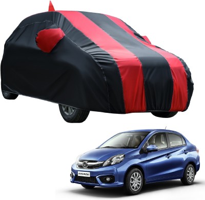 Fit Fly Car Cover For Honda Amaze (With Mirror Pockets)(Red, Black, For 2013, 2014, 2015, 2016, 2017 Models)