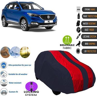 Bristle Car Cover For Universal For Car (With Mirror Pockets)(Blue, Red, For 2018, 2019 Models)