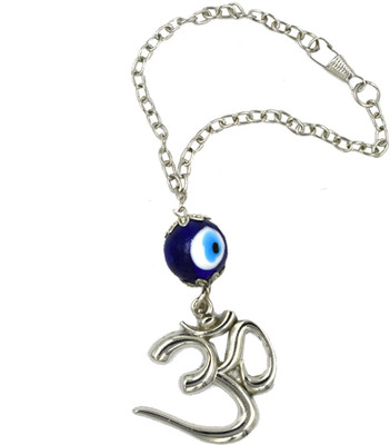 faynci Om Evil Eye Protection Car Charm Hanging Car Hanging Ornament(Pack of 1)