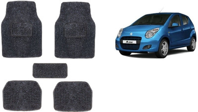 Autofetch Rubber Standard Mat For  Maruti Suzuki A-Star(Black)