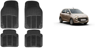 Autofetch Rubber Standard Mat For  Hyundai Santro(Black)