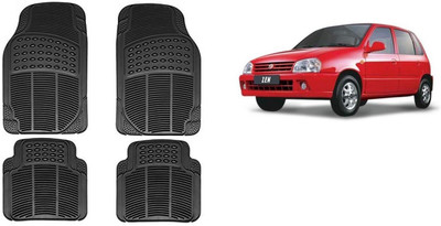 Autofetch Rubber Standard Mat For  Maruti Suzuki Zen(Black)