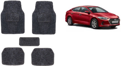 Autofetch Rubber Standard Mat For  Hyundai Elantra(Black)
