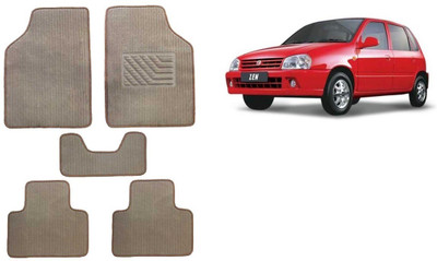Autofetch Rubber Standard Mat For  Maruti Suzuki Zen(Beige)