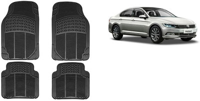Autofetch Rubber Standard Mat For  Volkswagen Passat(Black)